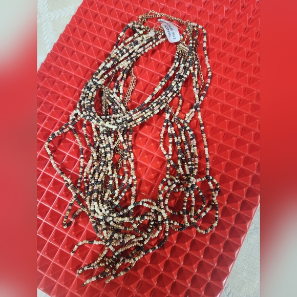 FREE PEOPLE Baez Body Chain By - Caramel Multi - Picture 3 of 7